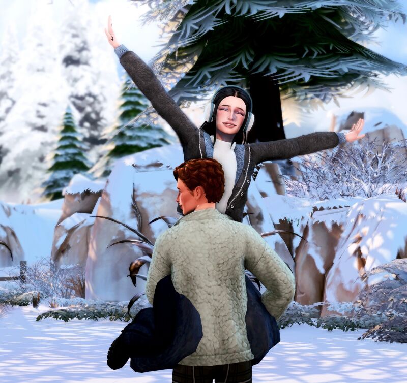 Winter Wonders Posepack 2 sims 4 cc posepack winter wonders by gruesims 3