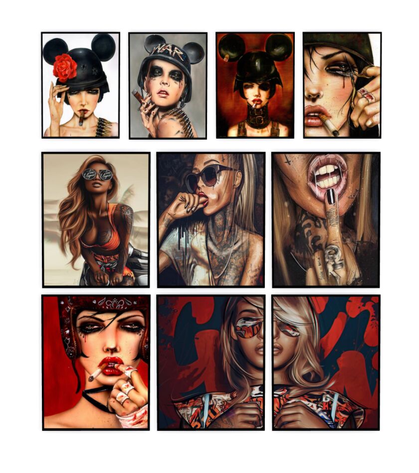 Stunning Posters Collection by Fusionstyle 1 Stunning Posters Collection by Fusionstyle Sims 4 CC