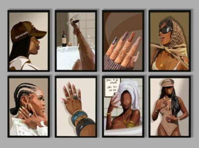 Stylish Posters by Fusionstyle Sims 4 CC