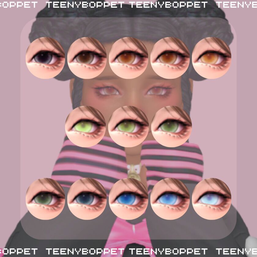 ♡ Pure Eyes ♡ 2 sims 4 cc pure eyes 2