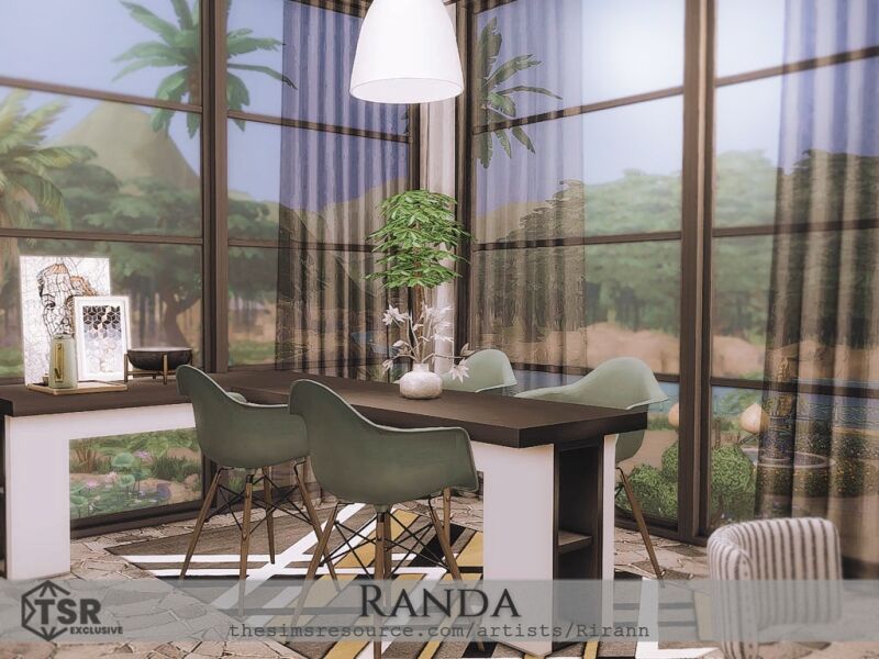 Randa: A Contemporary House 7 sims 4 cc randa 5