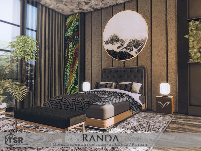 Randa: A Contemporary House 3 sims 4 cc randa 7