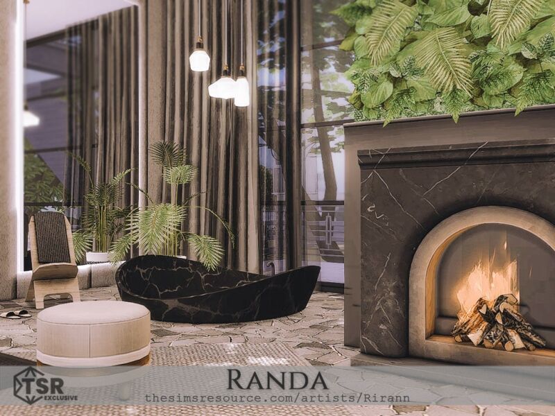 Randa: A Contemporary House 4 sims 4 cc randa 8