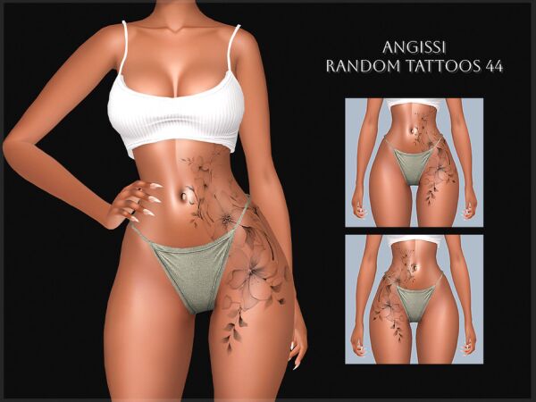 Random Tattoos 44 by Angissi 1 Random Tattoos 44 by Angissi Sims 4 CC