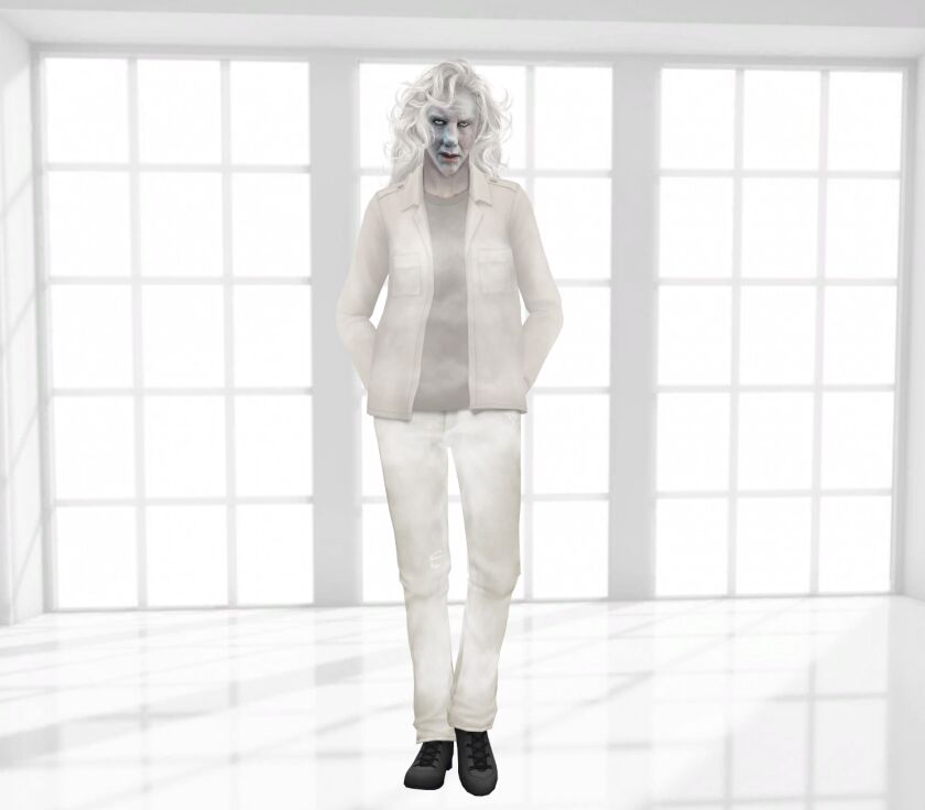 Nick Cage & Maika Monroe Star in Longlegs 5 sims 4 cc released nick cage maika monroe 3