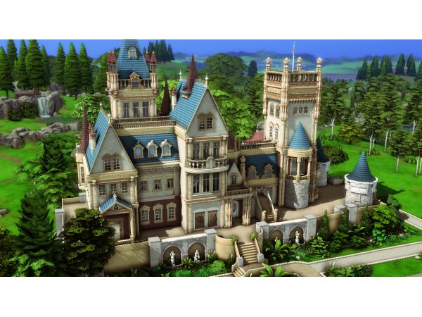 Renaissance Castle: A Stunning Residential Marvel 1 Renaissance Castle: A Stunning Residential Marvel Sims 4 CC