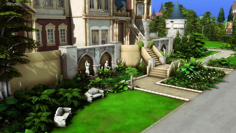 Renaissance Castle: A Stunning Residential Marvel 4 sims 4 cc renaissance castle by plumbobkingdom 4