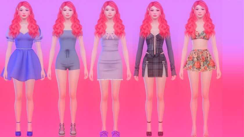 Introducing Rose Song CC - A Creative Young Adult Sim 3 sims 4 cc rose song cc 2