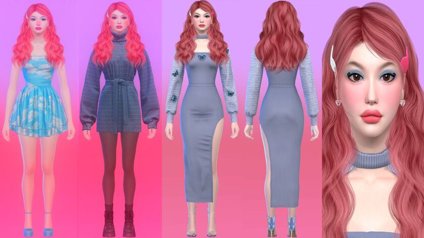 Introducing Rose Song CC - A Creative Young Adult Sim 2 sims 4 cc rose song cc 3