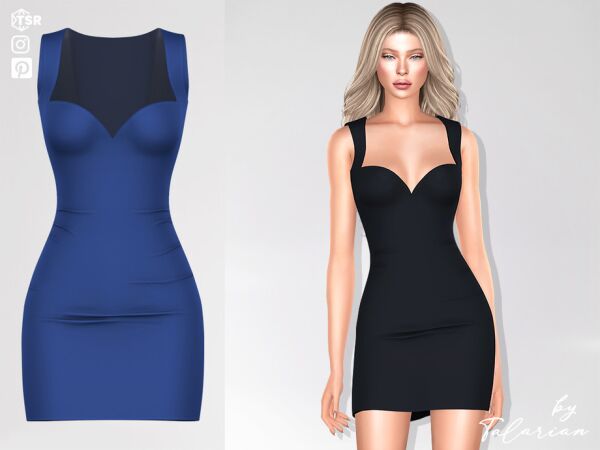Saige Dress by Talarian 1 Saige Dress by Talarian Sims 4 CC