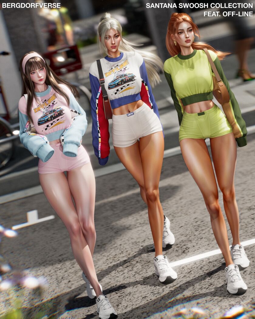 Santana Swoosh Collection Features Stylish Accessories 1 Santana Swoosh Collection Features Stylish Accessories Sims 4 CC