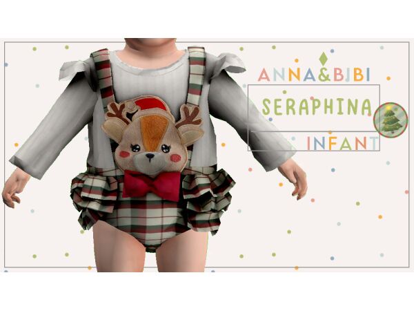 Seraphina_Christmas 2024 Infant | Anna & Bibi 1 Seraphina_Christmas 2024 Infant | Anna & Bibi Sims 4 CC