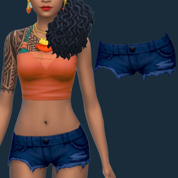 Shine Shorts for Spring and Summer 1 Shine Shorts for Spring and Summer Sims 4 CC