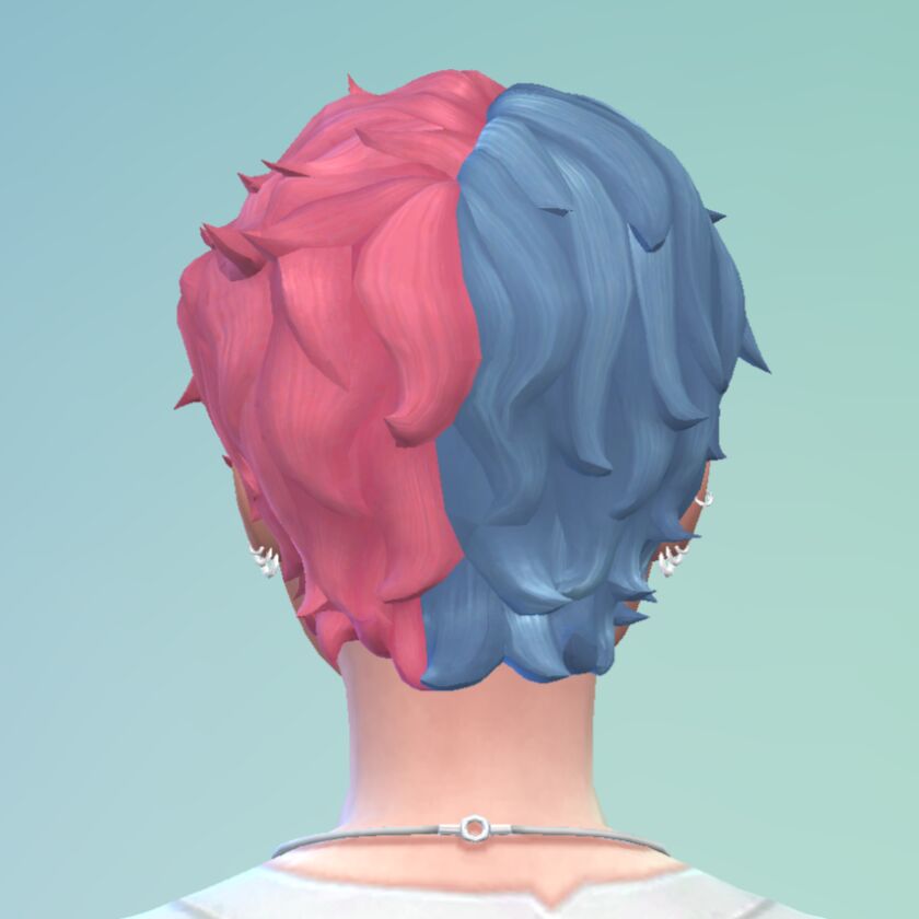 @Simandy's Alex Hair - Split Dye 4 sims 4 cc simandys alex hair split dye 2