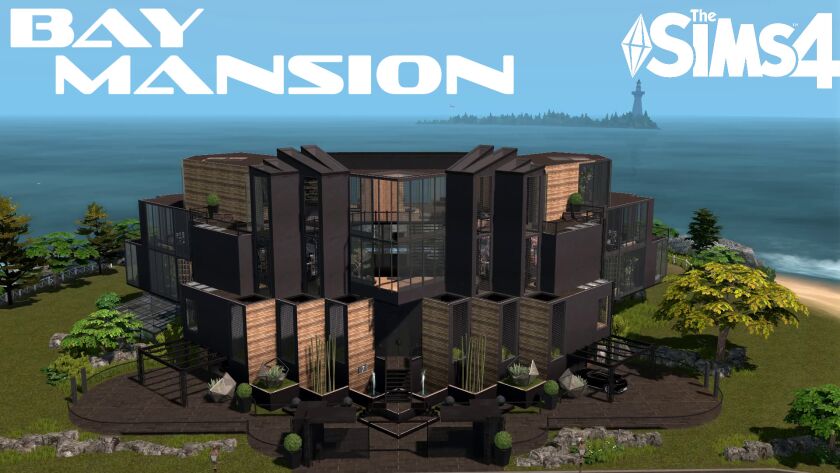 Explore the Luxurious BAY Mansion in Brindleton Bay 2 sims 4 cc sims4vibes bay mansion luxury family mansion 14