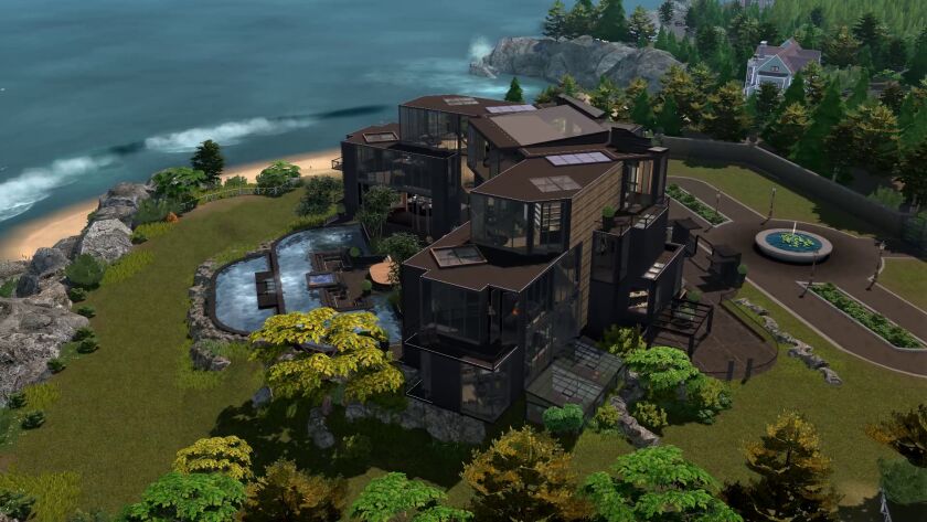 Explore the Luxurious BAY Mansion in Brindleton Bay 14 sims 4 cc sims4vibes bay mansion luxury family mansion 2