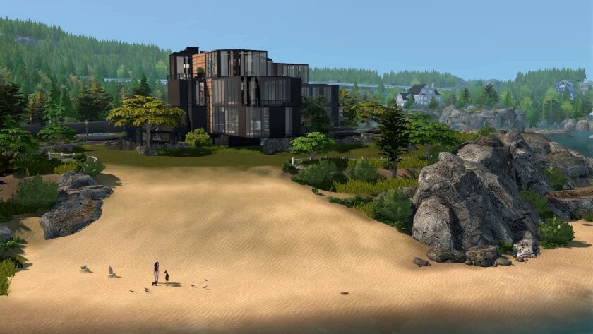 Explore the Luxurious BAY Mansion in Brindleton Bay 11 sims 4 cc sims4vibes bay mansion luxury family mansion 4