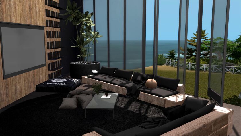 Explore the Luxurious BAY Mansion in Brindleton Bay 10 sims 4 cc sims4vibes bay mansion luxury family mansion 6
