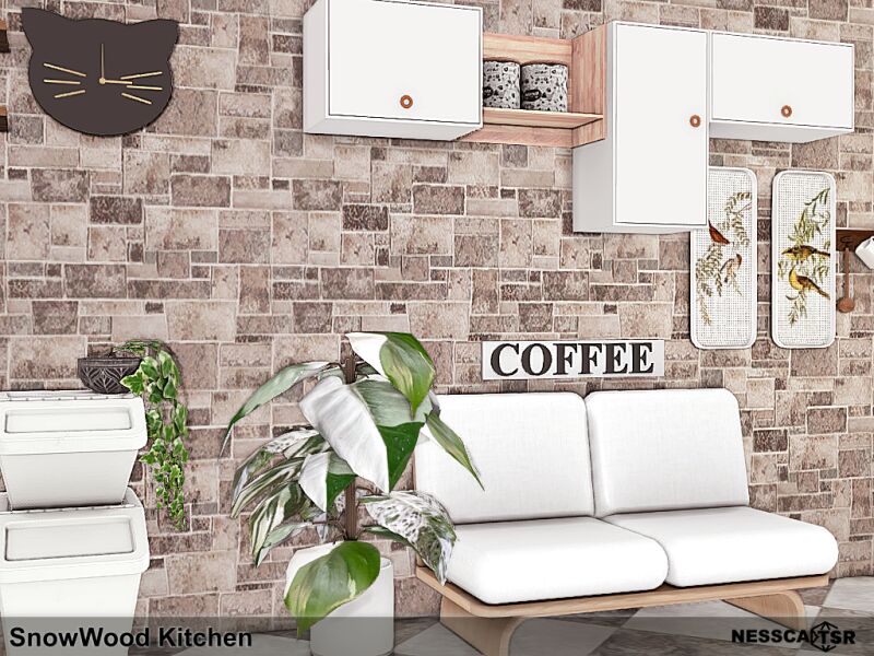 Snowwood Kitchen 8 sims 4 cc snowwood kitchen 5