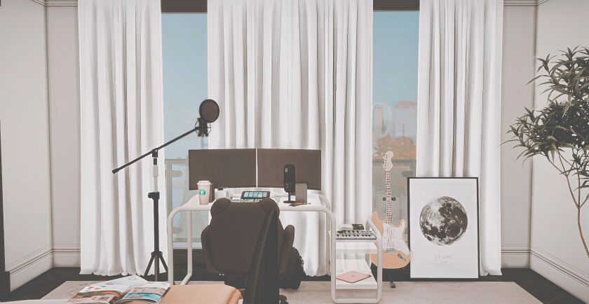 Noah's Cozy Apartment Makeover in Windenburg 6 sims 4 cc so i finished decorating noahs apartment in 4