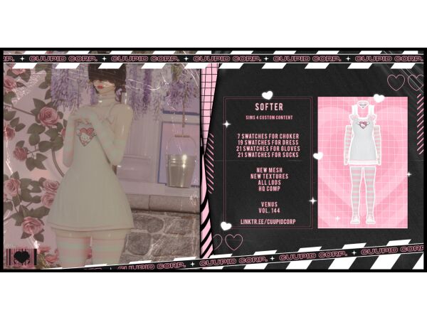 Softer SET || Venus By Cuupid 1 Softer SET || Venus By Cuupid Sims 4 CC