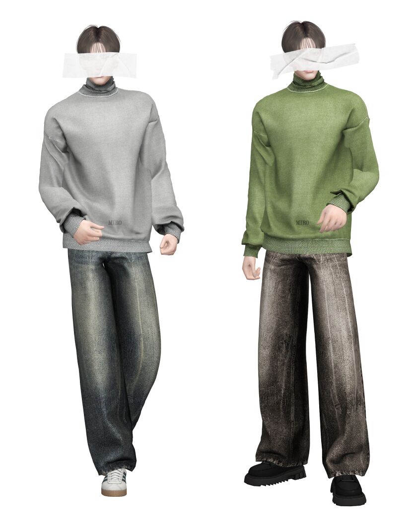 Spencer Set - New Mesh Release 6 sims 4 cc spencer set 2