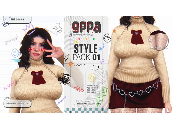 Stylish Accessories Pack for Sims 1 Stylish Accessories Pack for Sims Sims 4 CC