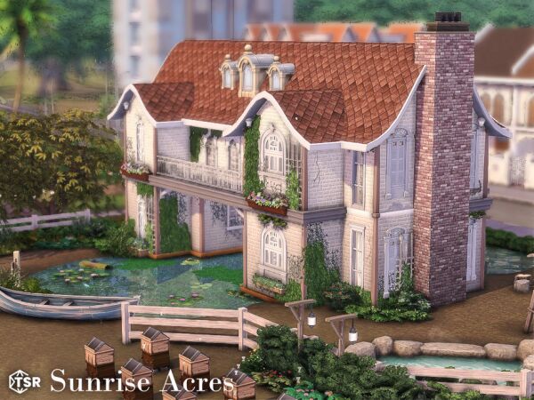 Sunrise Acres: No CC House 1 Sunrise Acres: No CC House Sims 4 CC