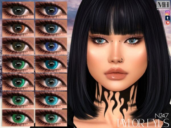 Taylor Eyes N247 by MagicHand 1 Taylor Eyes N247 by MagicHand Sims 4 CC