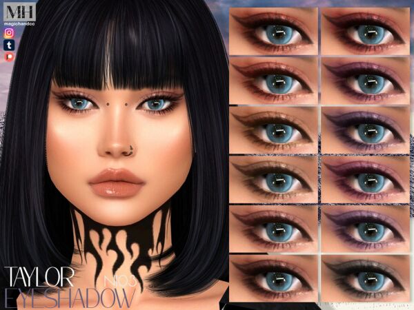 Stunning Taylor Eyeshadow N103 by MagicHand 1 Stunning Taylor Eyeshadow N103 by MagicHand Sims 4 CC