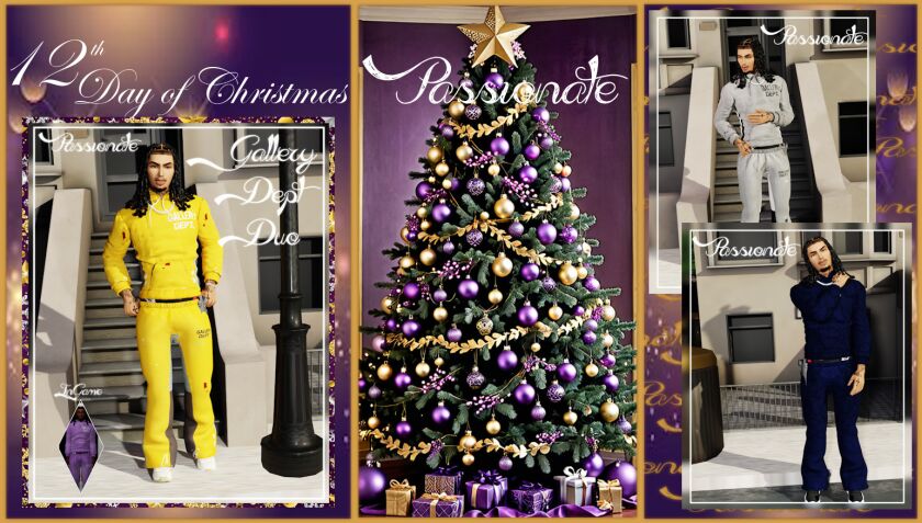 Limited Edition Gallery Dept. Outfit for Christmas 1 Limited Edition Gallery Dept. Outfit for Christmas Sims 4 CC