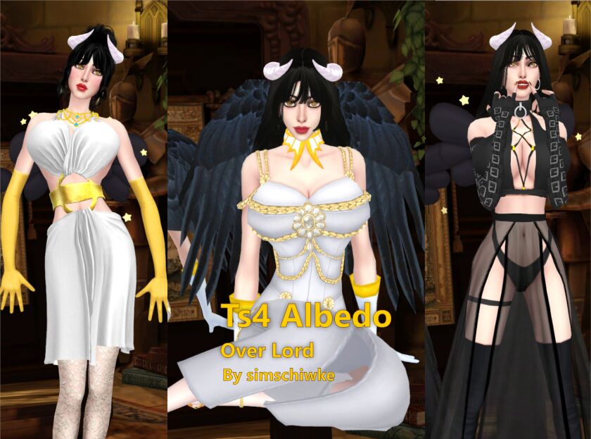 The Beautiful Succubus Albedo 1 The Beautiful Succubus Albedo Sims 4 CC