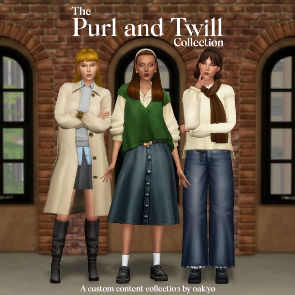 The Purl And Twill Collection 1 The Purl And Twill Collection Sims 4 CC