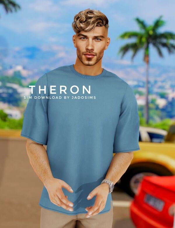 Theron ♡ - Free SIM Download! 1 Theron ♡ – Free SIM Download! Sims 4 CC
