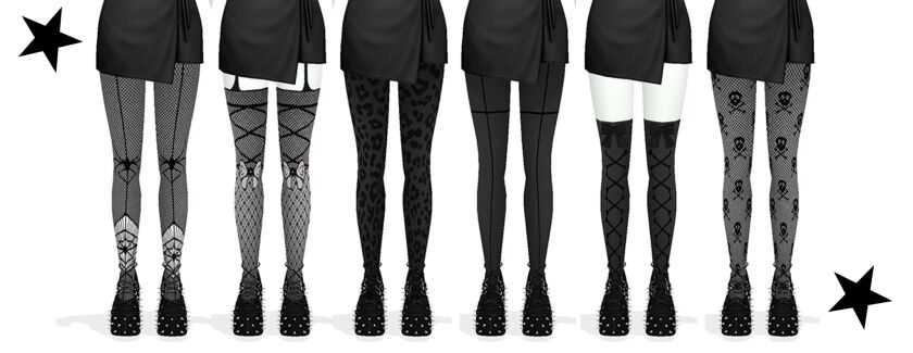 Stylish Tights Collection Part 2! 3 sims 4 cc tights set pt 2 2