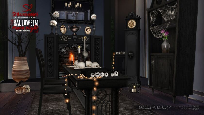 🎃 'Till Death DO US Part?' Halloween Collection Sets 10 sims 4 cc tillsets 2
