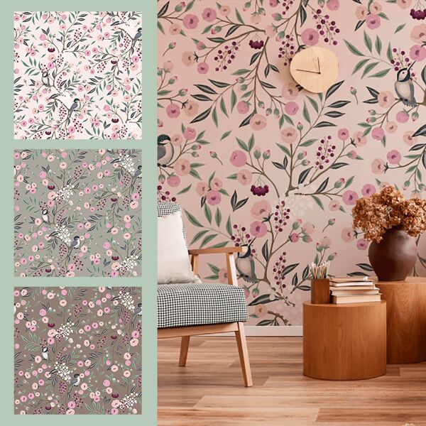 Trisga 10 Wallpaper Series by Cherryberry 1 Trisga 10 Wallpaper Series by Cherryberry Sims 4 CC