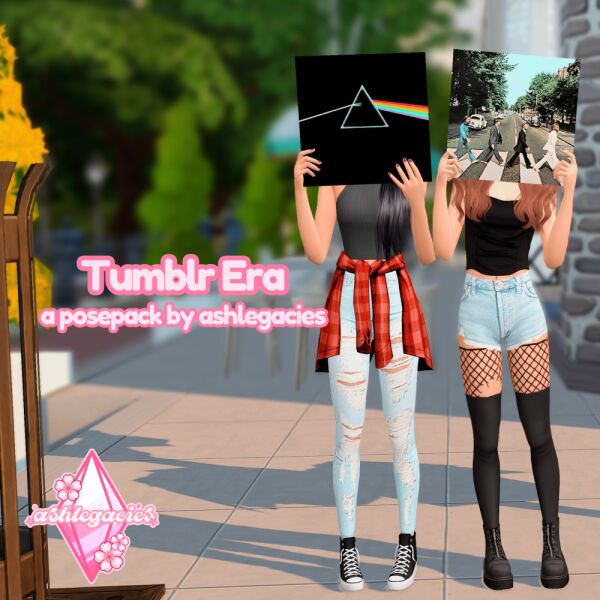 Tumblr Era Posepack 1 Tumblr Era Posepack Sims 4 CC