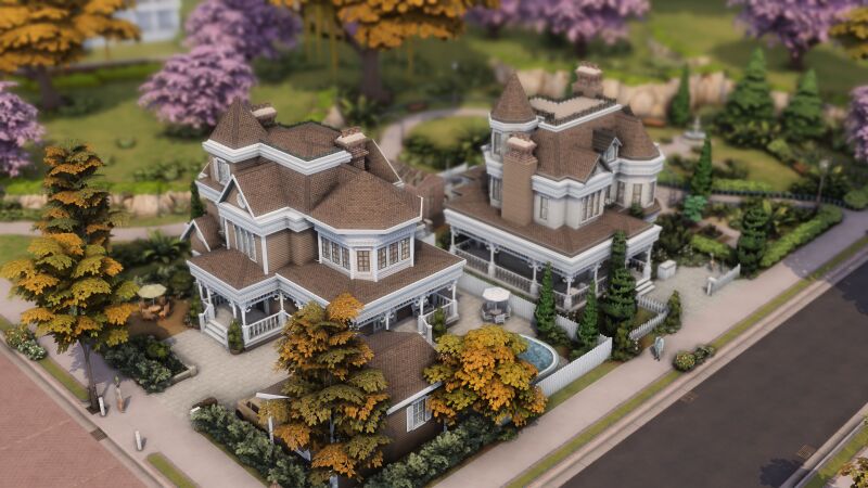 Stunning Victorian Houses for Your Sims 3 sims 4 cc two victorian houses by bojanasimsyt 2