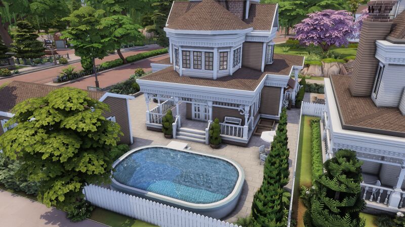 Stunning Victorian Houses for Your Sims 4 sims 4 cc two victorian houses by bojanasimsyt 3