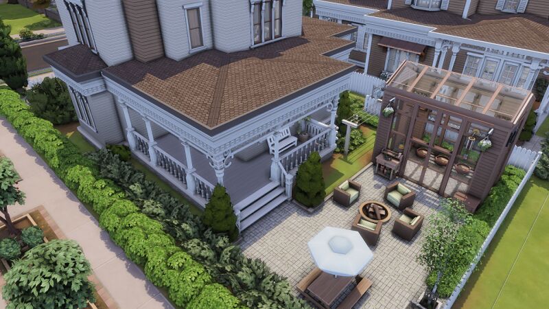 Stunning Victorian Houses for Your Sims 2 sims 4 cc two victorian houses by bojanasimsyt 4