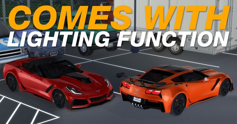 2019 Chevrolet Corvette ZR1 by Tyler Winston Cars 2 sims 4 cc tyler winston cars 2019 chevrolet corvette zr1 5