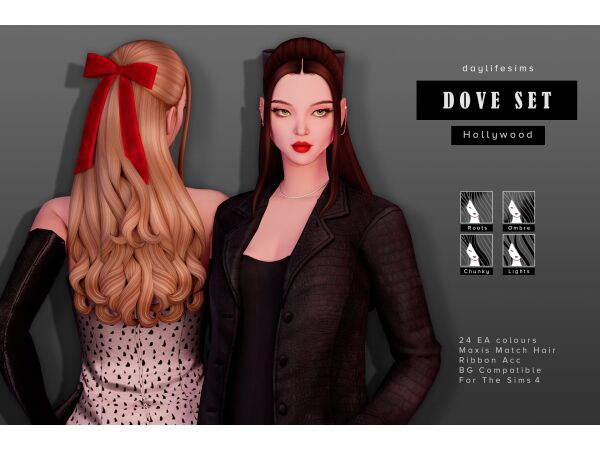 Viccs Dove Hollywood Hair for Toddlers 3 sims 4 cc viccs dove hollywood hair toddler version mesh by daylifesims 2