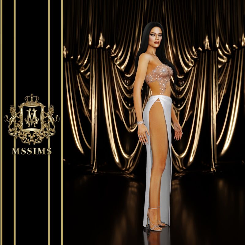 Wang Gown by Mssims4 4 sims 4 cc wang gown by mssims4 3