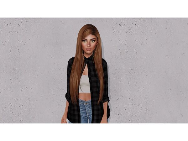 Whiplash Hairstyle by Doux 1 Whiplash Hairstyle by Doux Sims 4 CC