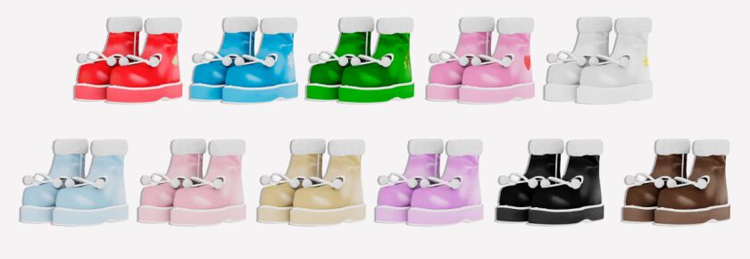 Stunning Winter Boots for Your Sims 4 sims 4 cc winter boots 3