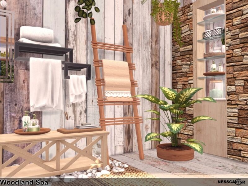 Woodland Spa 4 sims 4 cc woodland spa 7
