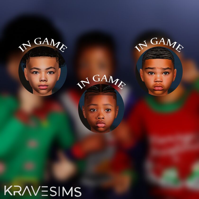 Youth Skins V2 - Custom Thumbnails 2 sims 4 cc youth skins v2 tray 2