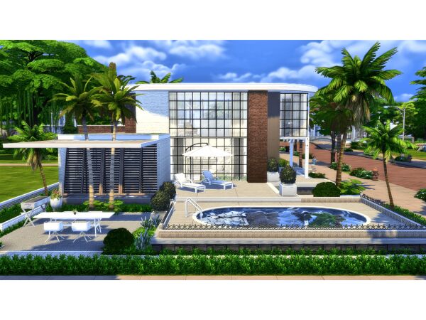 Ysumal Modern Villa 1 Ysumal Modern Villa Sims 4 CC