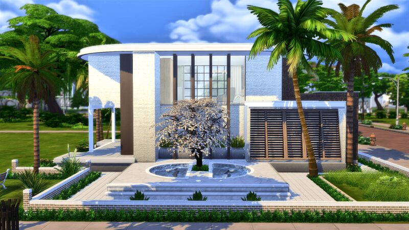 Ysumal Modern Villa 8 sims 4 cc ysumal modern villa 4
